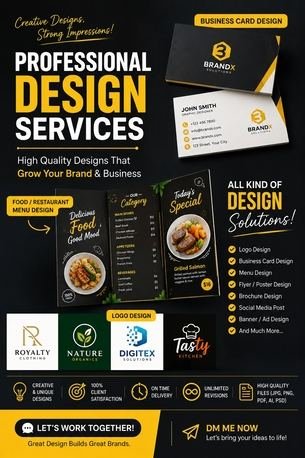 ✨ Professional Graphic Design Services Make Your Brand Stand Out With Creative