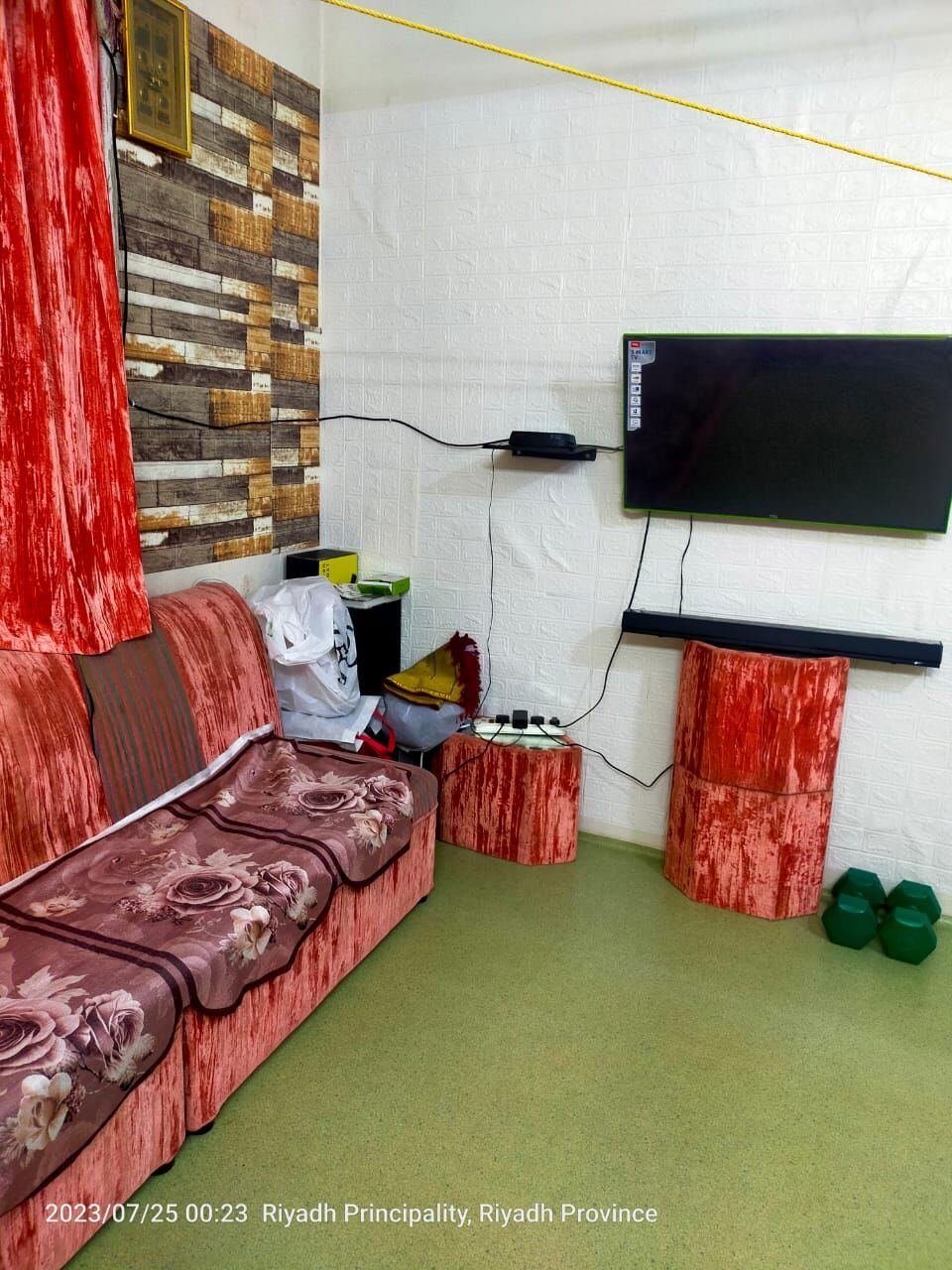 SAR 850/month, Furnished, Family Flat, One Room Is Vacant In 2 Room Flat