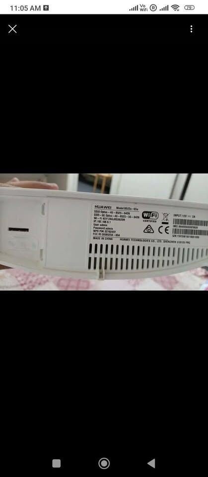 SAR 150, Huawei Wifi Router