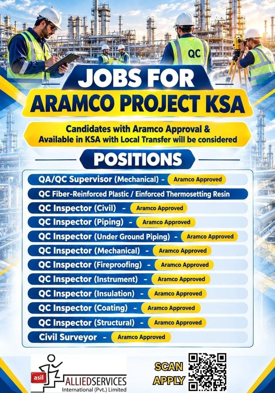 Safety Office/Supervisor With Aramco Approved