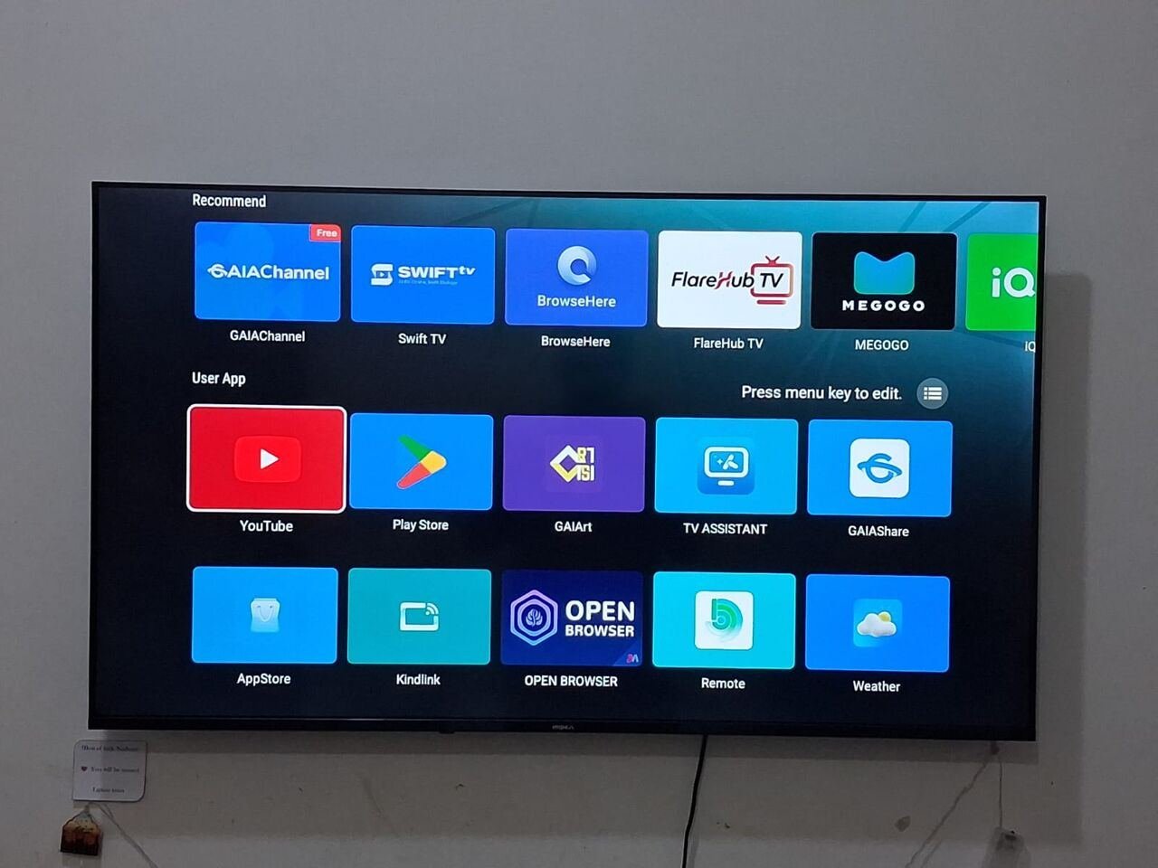 SAR 900, New LED TV 50" Android Urgent For Sale Household Items Furniture Electronics