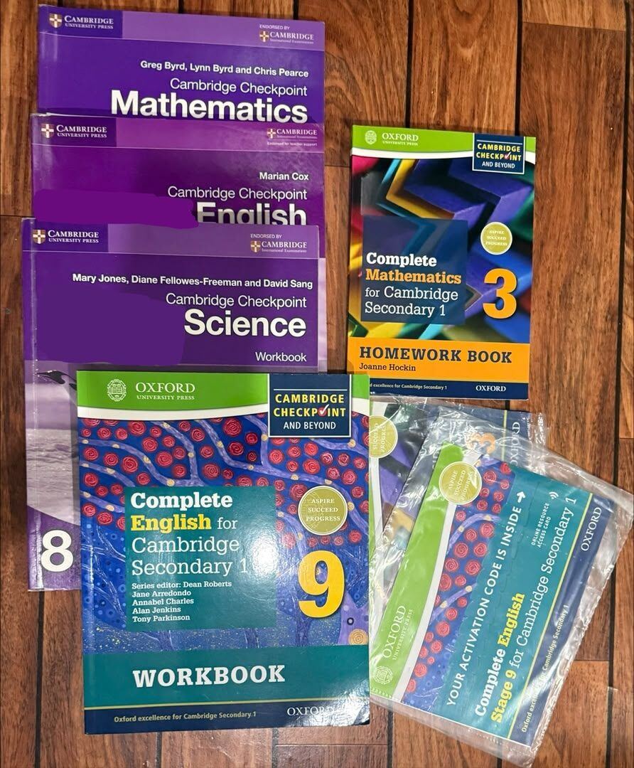 SAR 650, Complete Cambridge IGCSE & AS Level Book Bundle – Excellent Condition