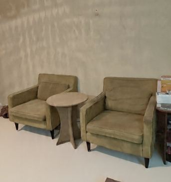 SAR 160, Two Chairs With Table