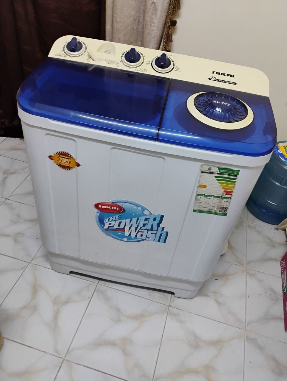 SAR 290, Semi-Automatic, NIKKAI, Washing Machine, 7KG, 220Volts, For Sale