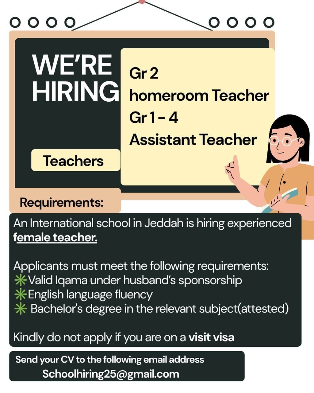 Teachers Vacancy