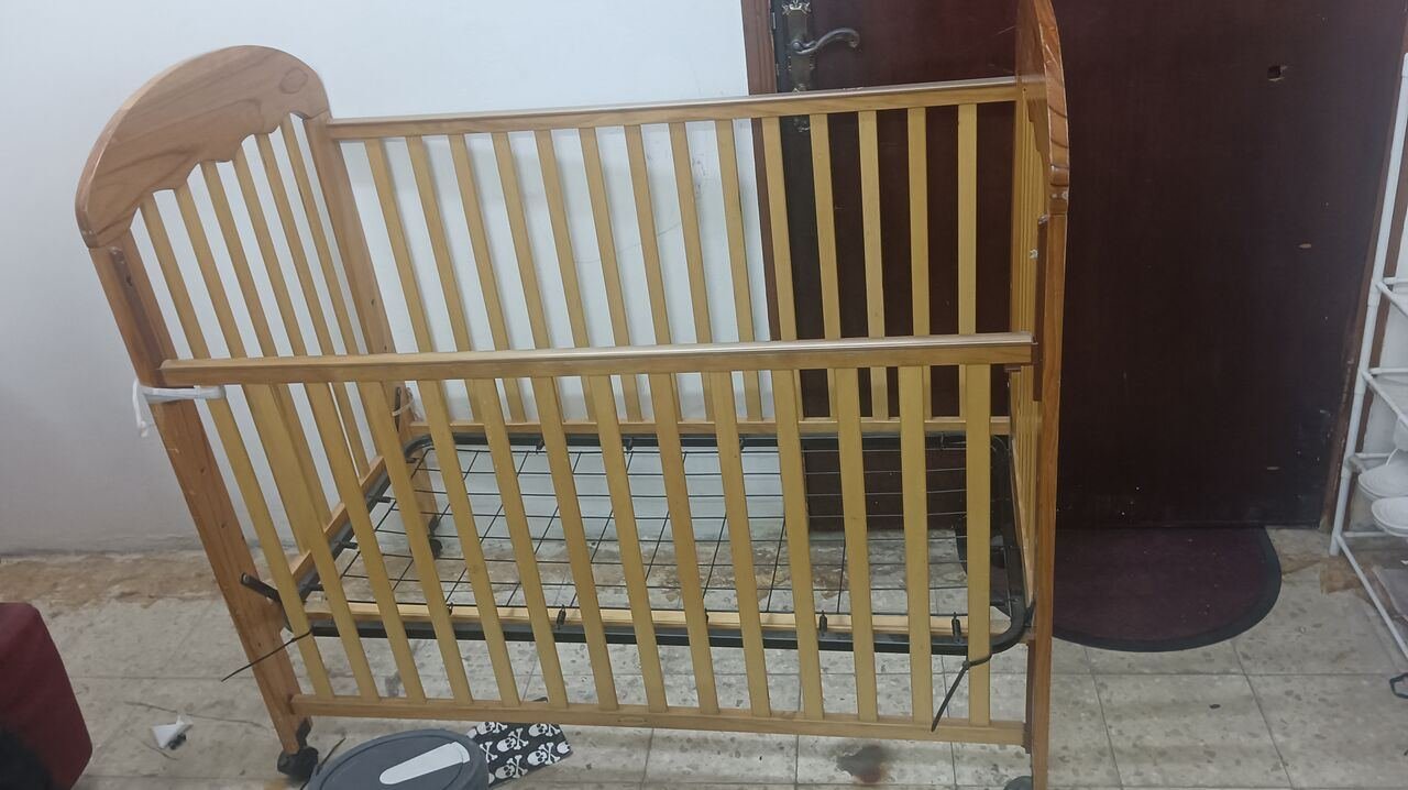 SAR 200, Baby Cot Bed, Stroller & Feeding Chair In Excellent Condition