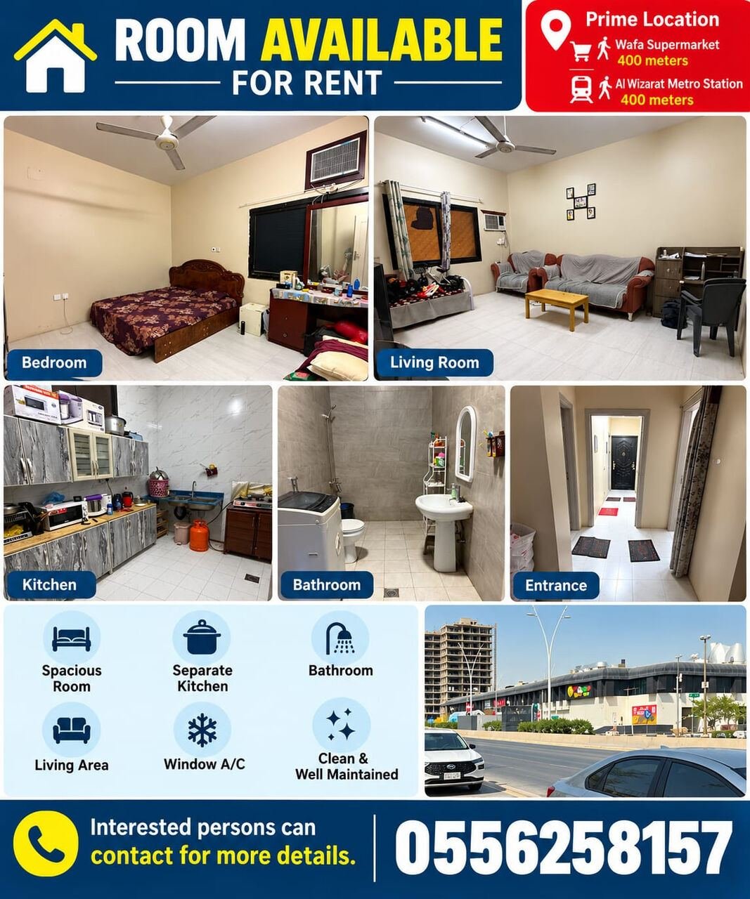 SAR 30000/year, 2 BR, Family Residential Villa Flat