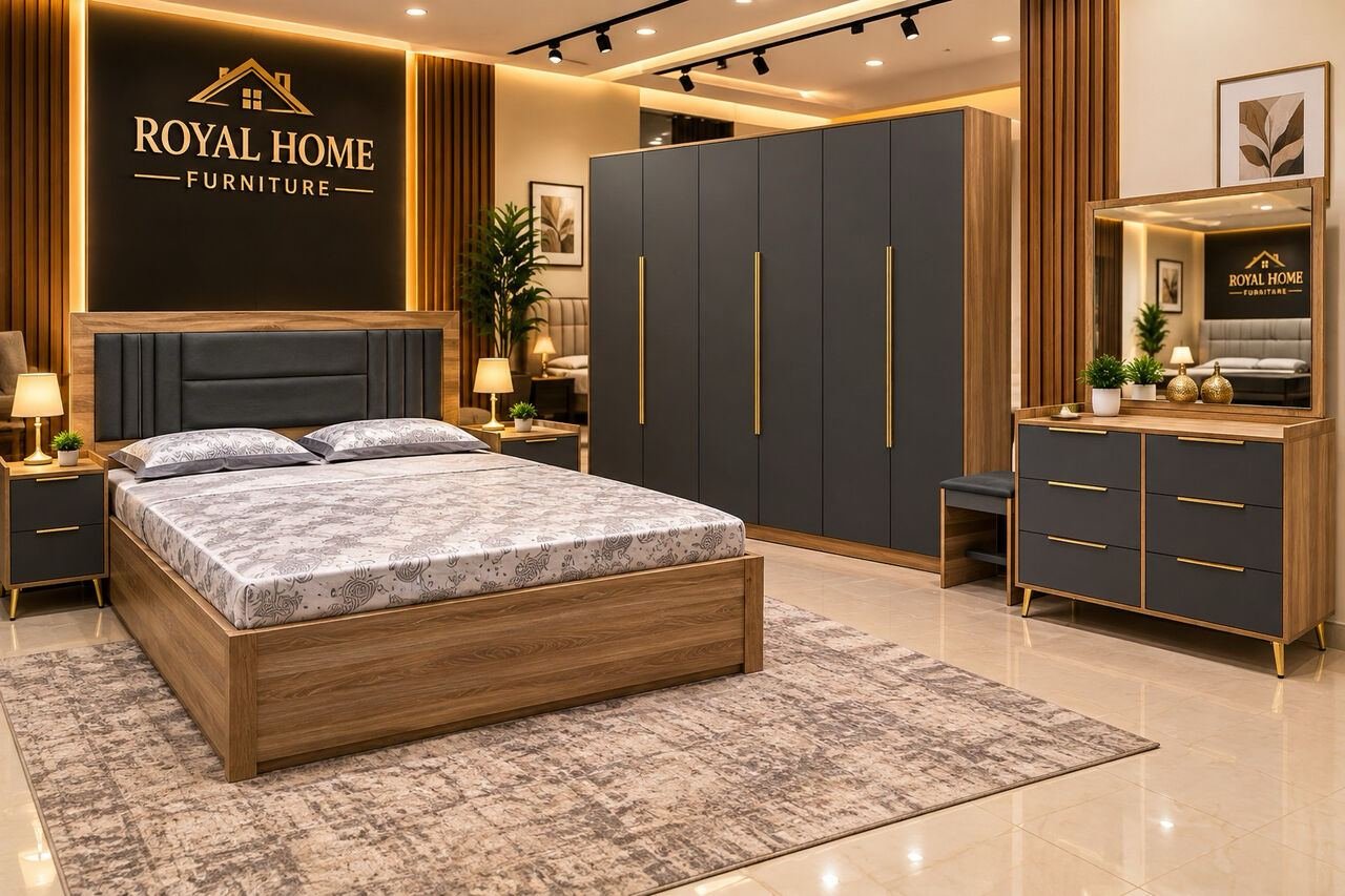 SAR 6, Wooden Bedroom Furniture Sets Are Available For Sale At Affordable Price