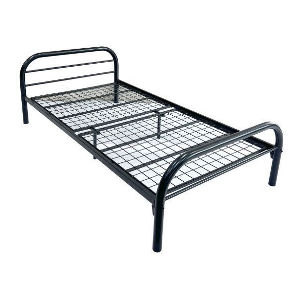 SAR 100, Single Metal Bed With Mattress For Only 100SR