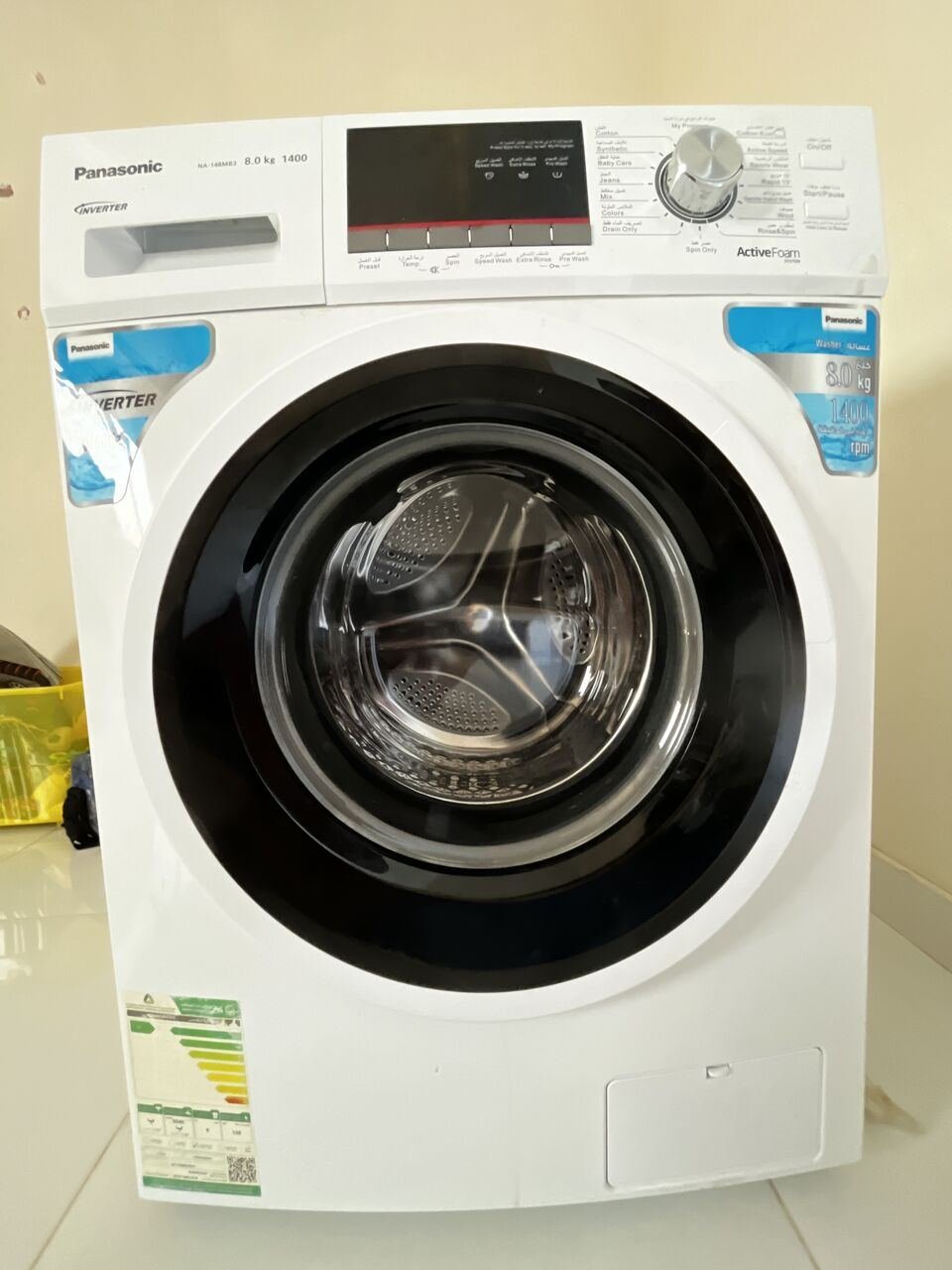 SAR 700, Panasonic 8kg Front Load 4.5 Years Used
