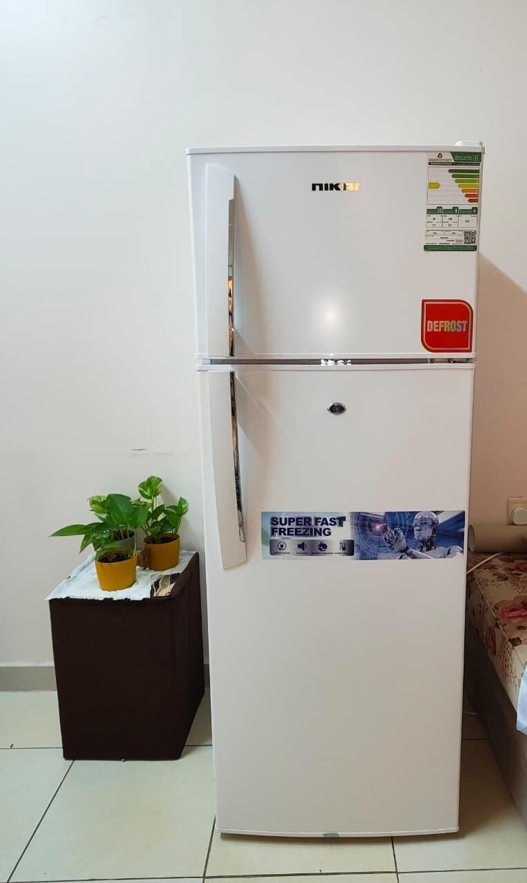 SAR 599, Fridge (Refrigerator) - 206 Liters For Sale 599 SAR - 1.5year Used- Nikai Brand