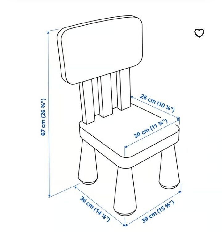 SAR 40, Kids Chair From IkEA