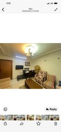 SAR 3000/month, Furnished, 2 BR, 90 Sq. Meter, In Riyadh- 2BHK Furnished Apt. For Rent