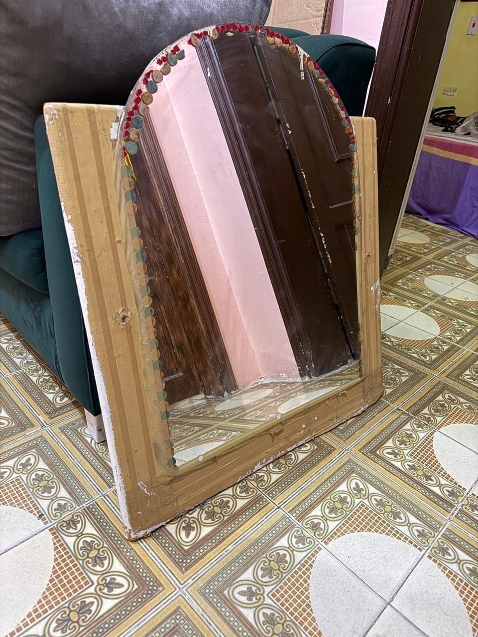 SAR 30, Big Mirror Heavy Material With Holder Back Side