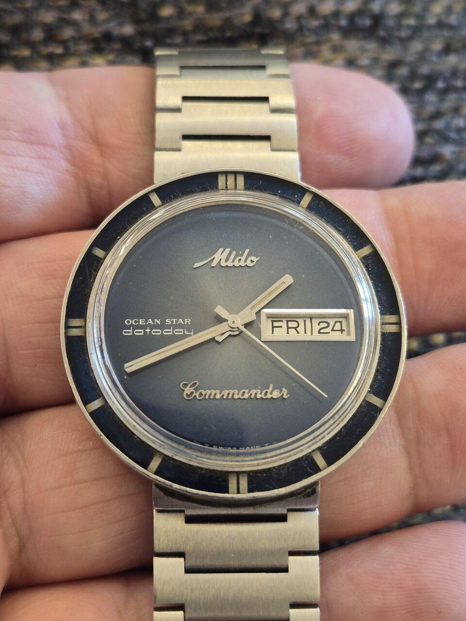 PREVIEW: SAR 1750, Mido Automatic Sport Watch Vintage Of 50 Years Ago For Men Original Swiss Made