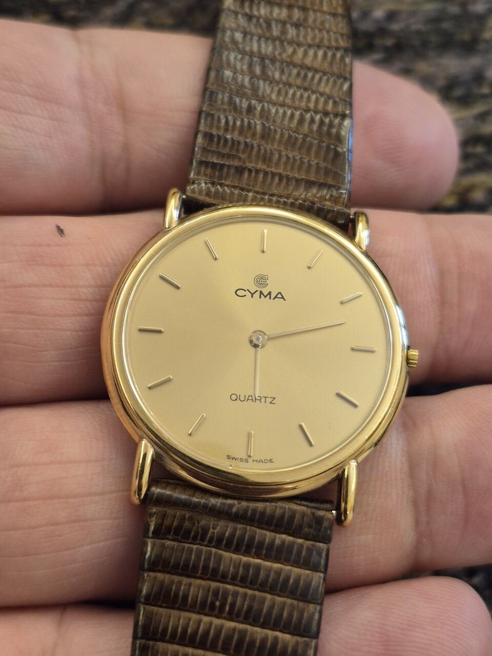 SAR 120, CYMA Watch Ultra-thin For Men Or Ladies Original Swiss Made