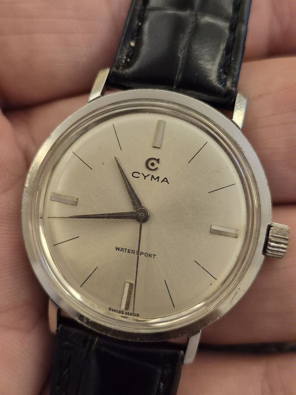 SAR 1390, CYMA Watch Vintage Of 70 Years Old For Men Original Swiss Made