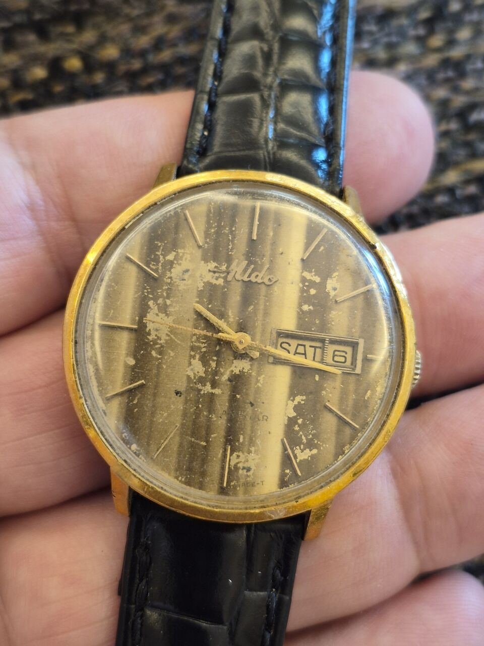 PREVIEW: SAR 1290, Mido Automatic Watch Vintage Of 50 Years Old For Men Original Swiss Made