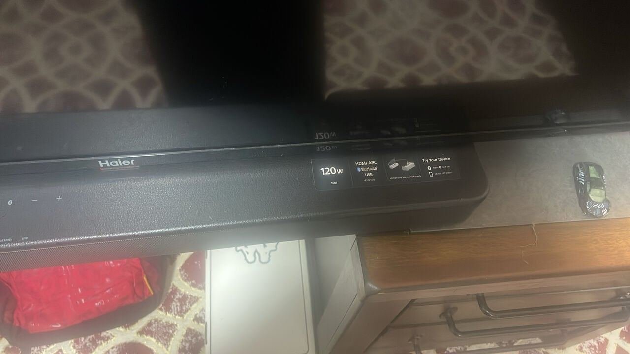 SAR 1250, Haier Tv 65 Inch With Sony Bar Speaker