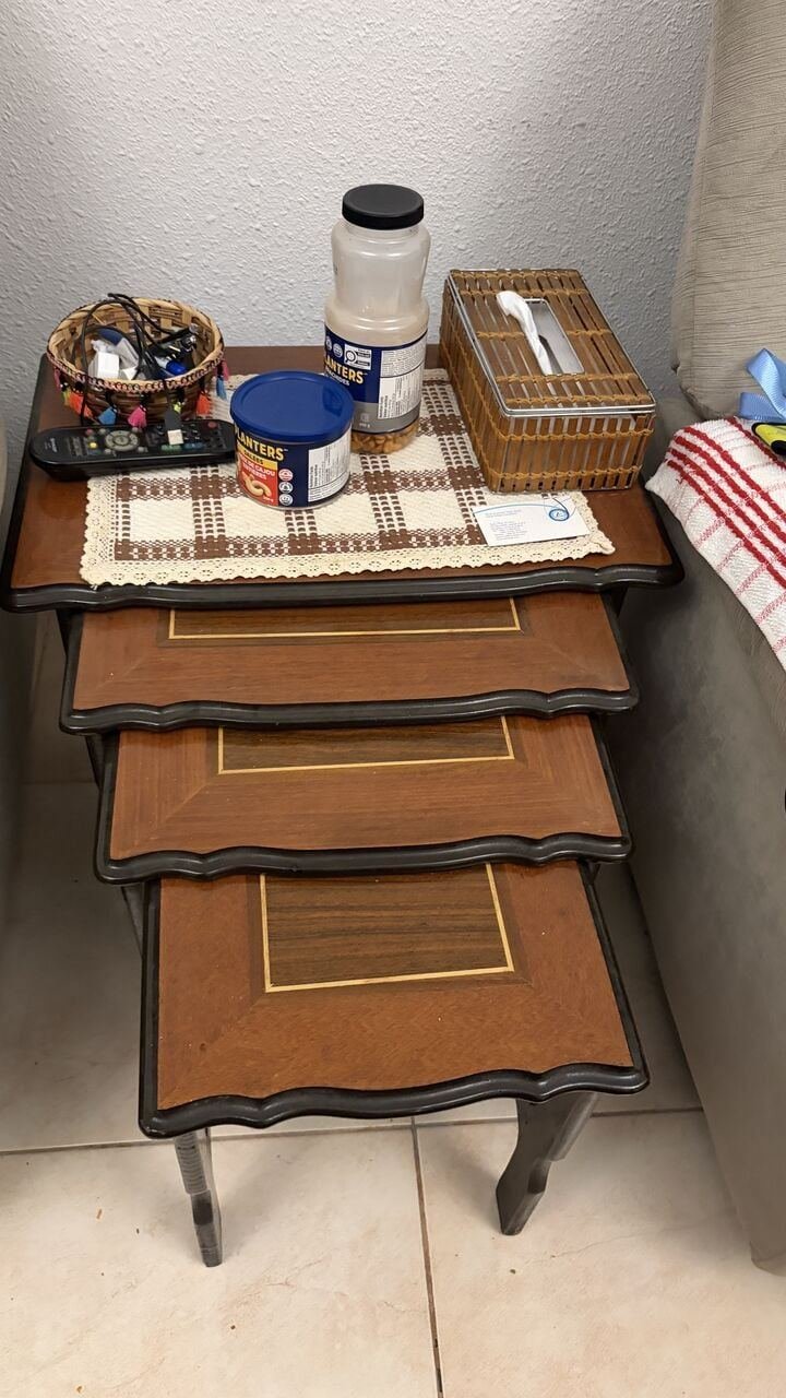SAR 150, Stackable Nesting Tables 4 Pcs