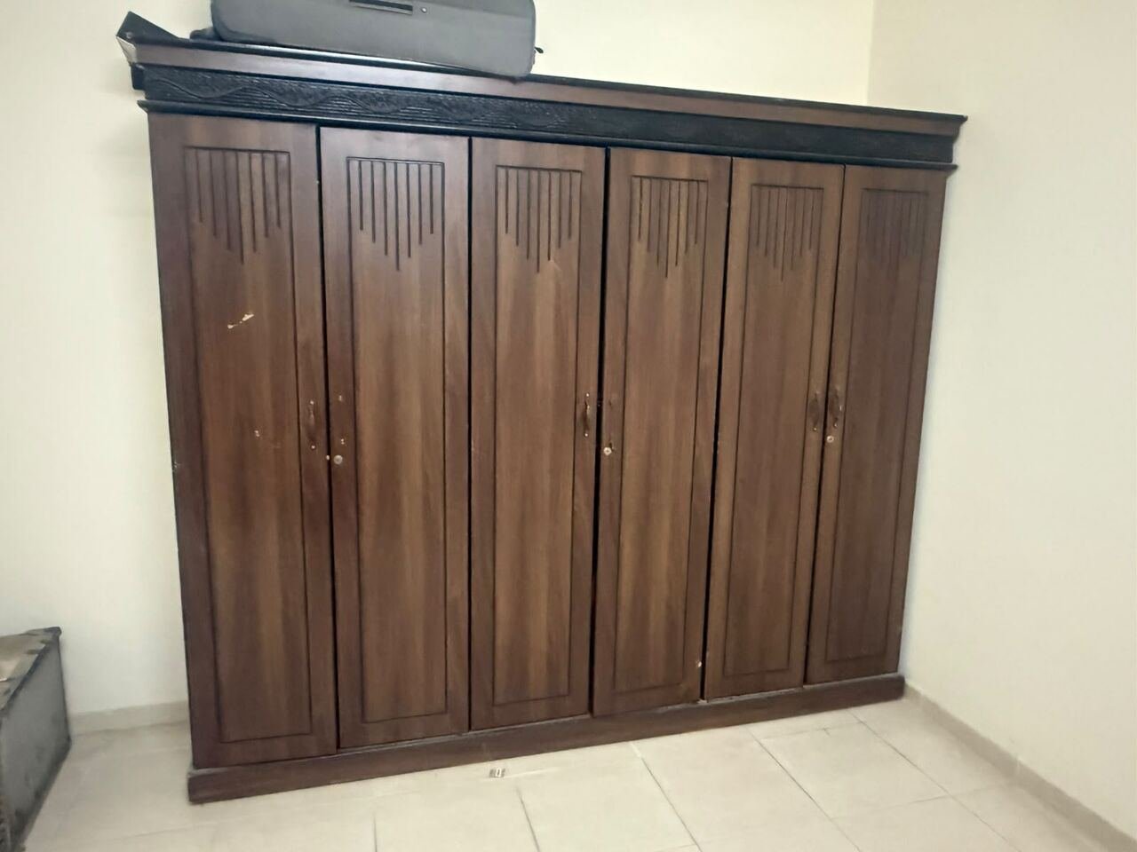 Urgent Sale: 6-Door Wardrobe & Bed With Mattress + FREE Washing Machine!