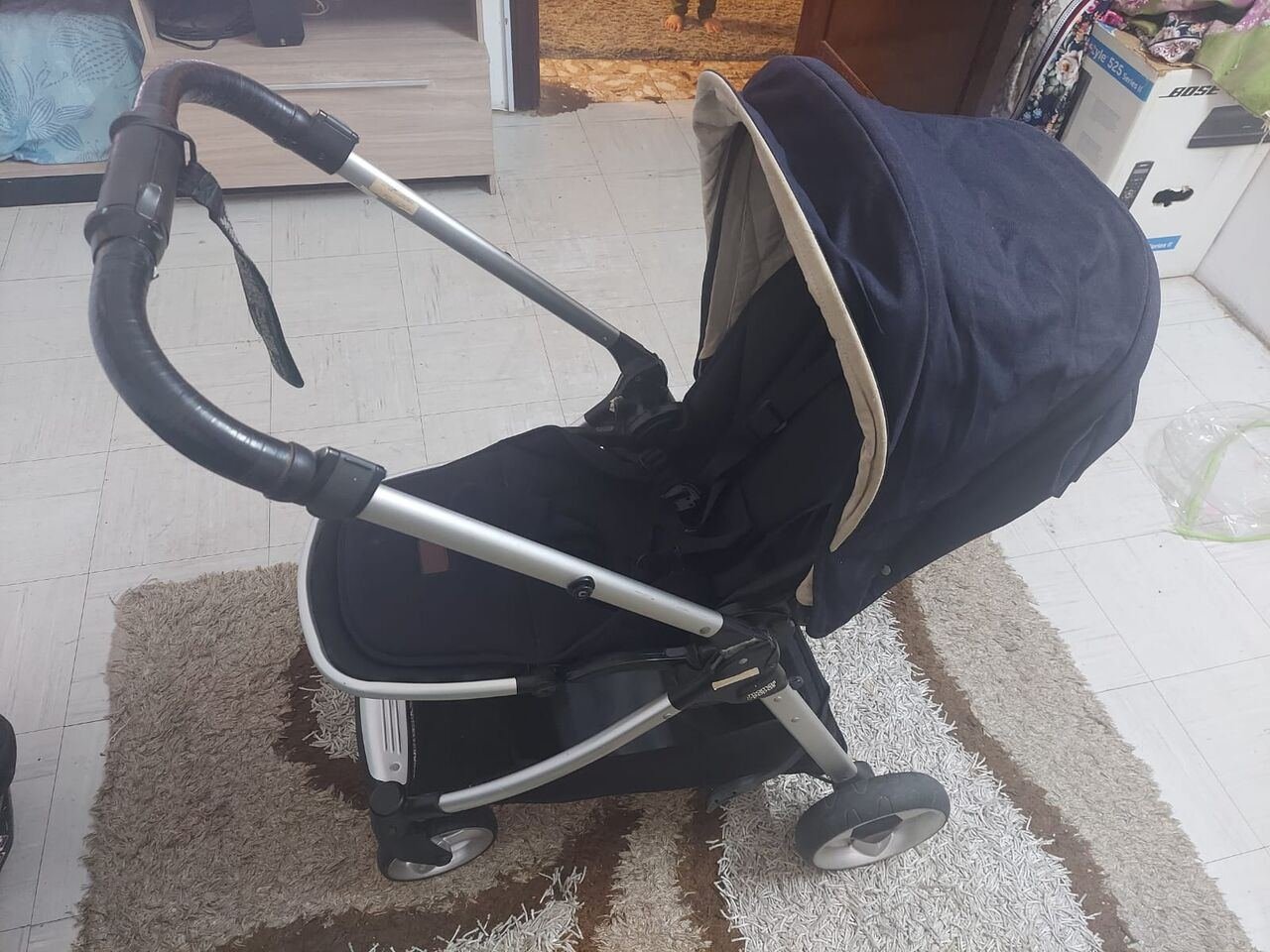SAR 500, Mamas ,papas Stroller & Infant Car Seat Combo –