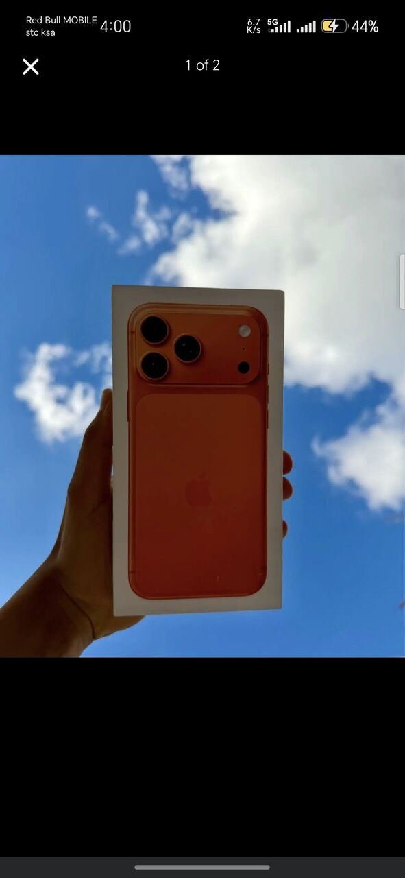 SAR 4200, IPhone 17 Pro 256 GB (eSIM Only) Cosmic Orange 5G With FaceTime - Middle East Version