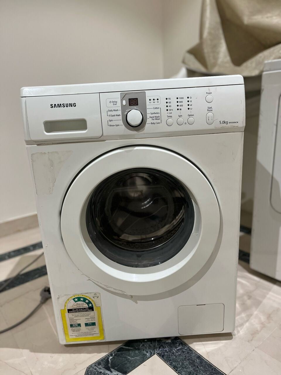 SAR 650, Samsung Front Load Washing Machine 5 Kg – Excellent Condition