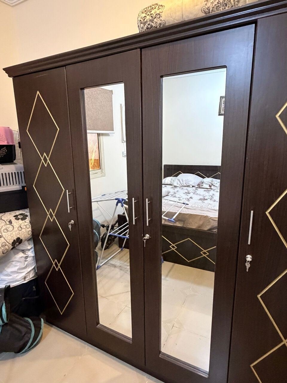 SAR 2200, Bed Set With Almira And Foam