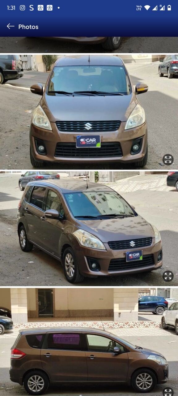 SAR 26000, Suzuki Ertiga 2015 Model Good Condition Less Driven