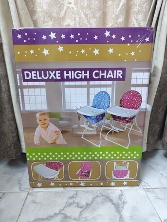 SAR 100, Baby Stuff For Sale ( ELECTRIC Swing, Rocker, High Chair & PAMPERS)