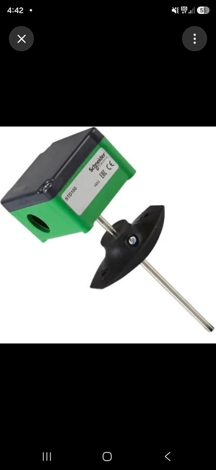 Co2 sensor and duct temperature sensor