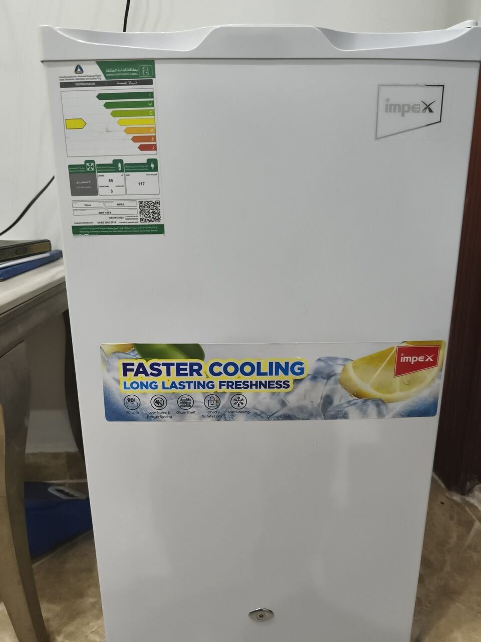 SAR 350, Impex Refrigerator 85 Liters Faster Cooling