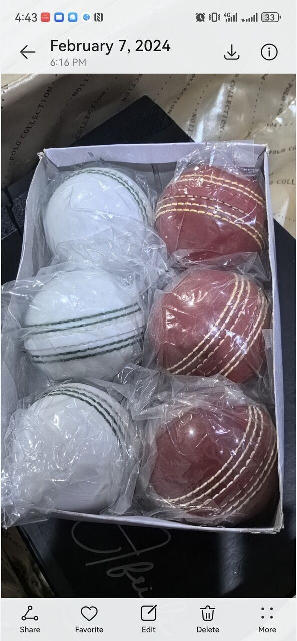 SAR 45, Cricket Ball