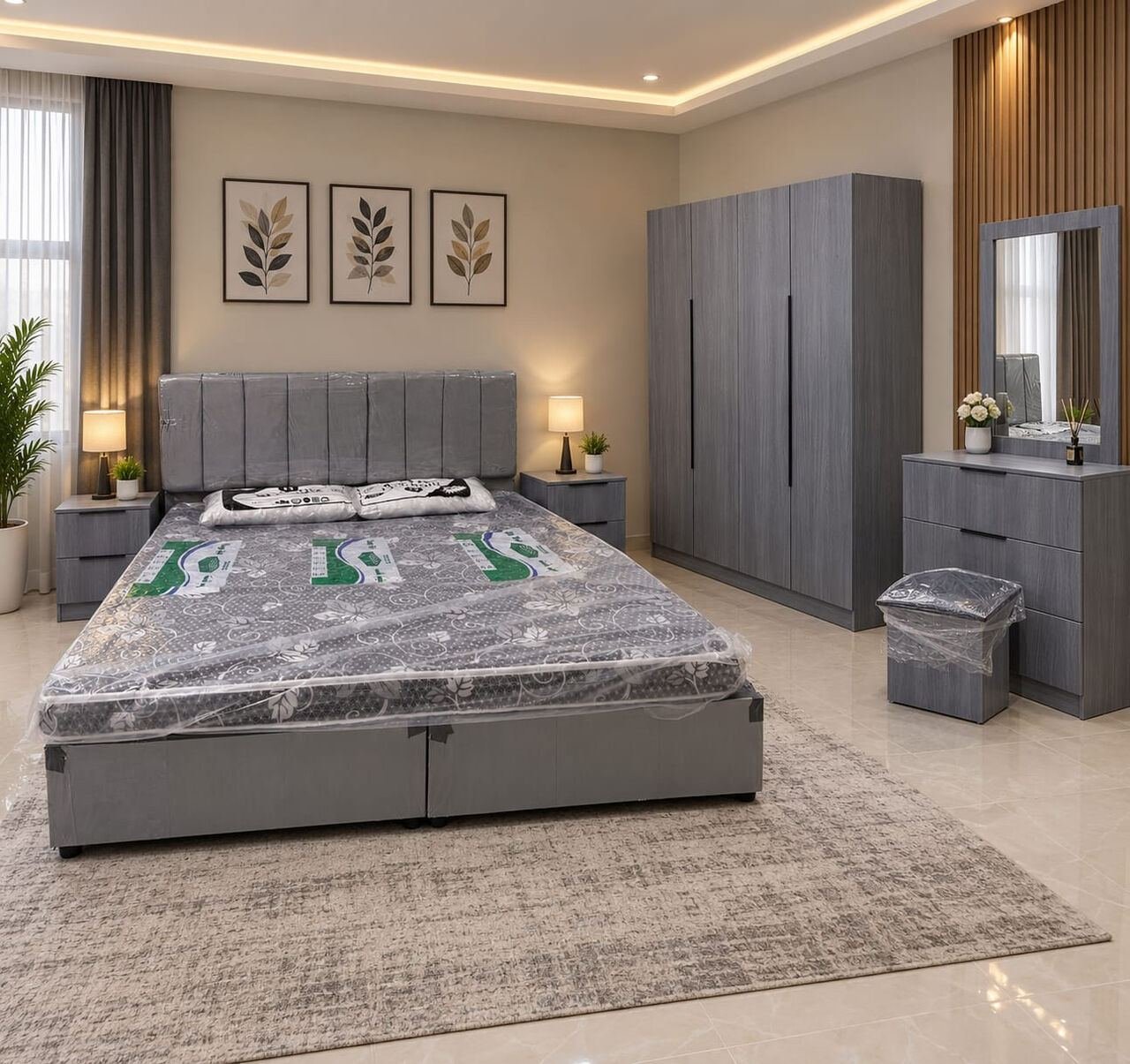 SAR 5, New Stylish And Premium Quality Bedroom Set Available