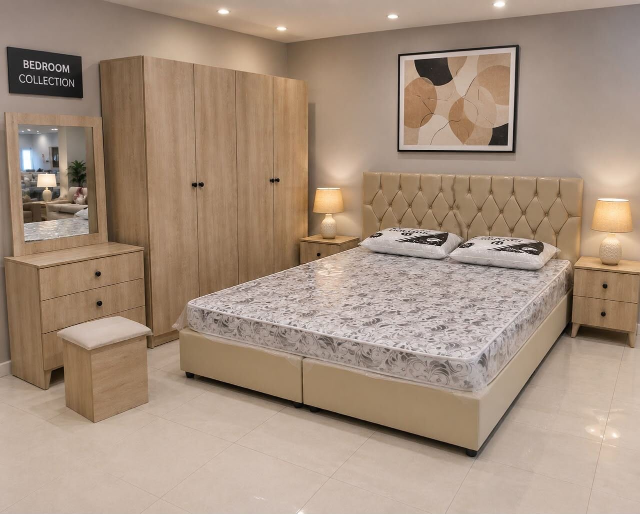 SAR 1599, New Best Premium Quality Bedroom Set Available