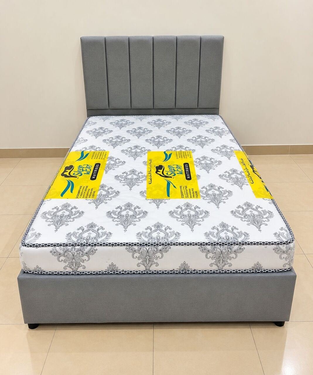 SAR 1, Medium Size Bed With Mattress Available Brand New