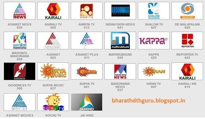 SAR 23, TV Channels – Malayalam, Tamil, Telugu & International Channels