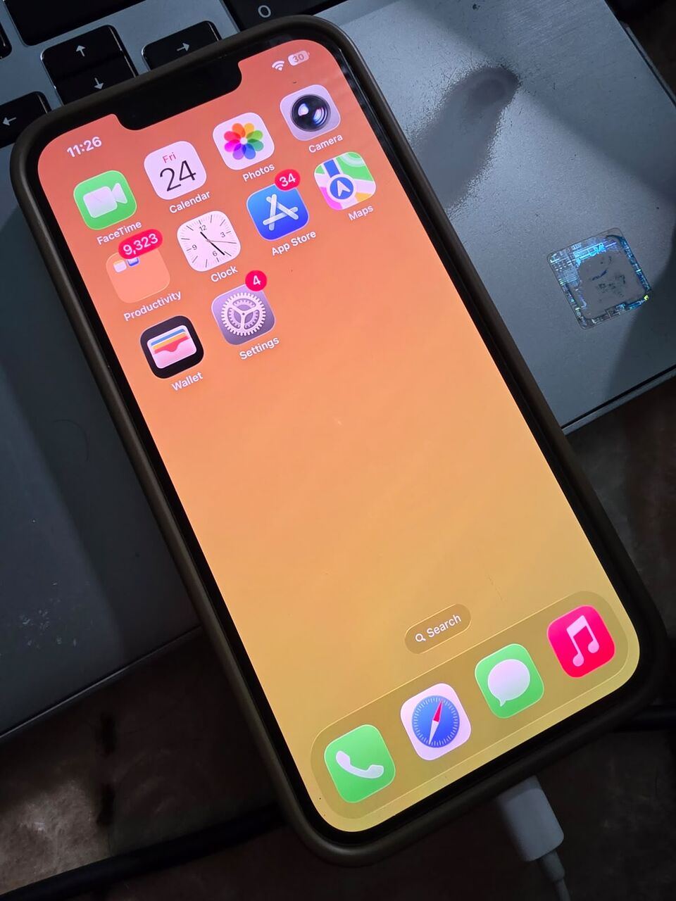 SAR 1350, Iphone 14 ( 128Gb Black ) Esim Only