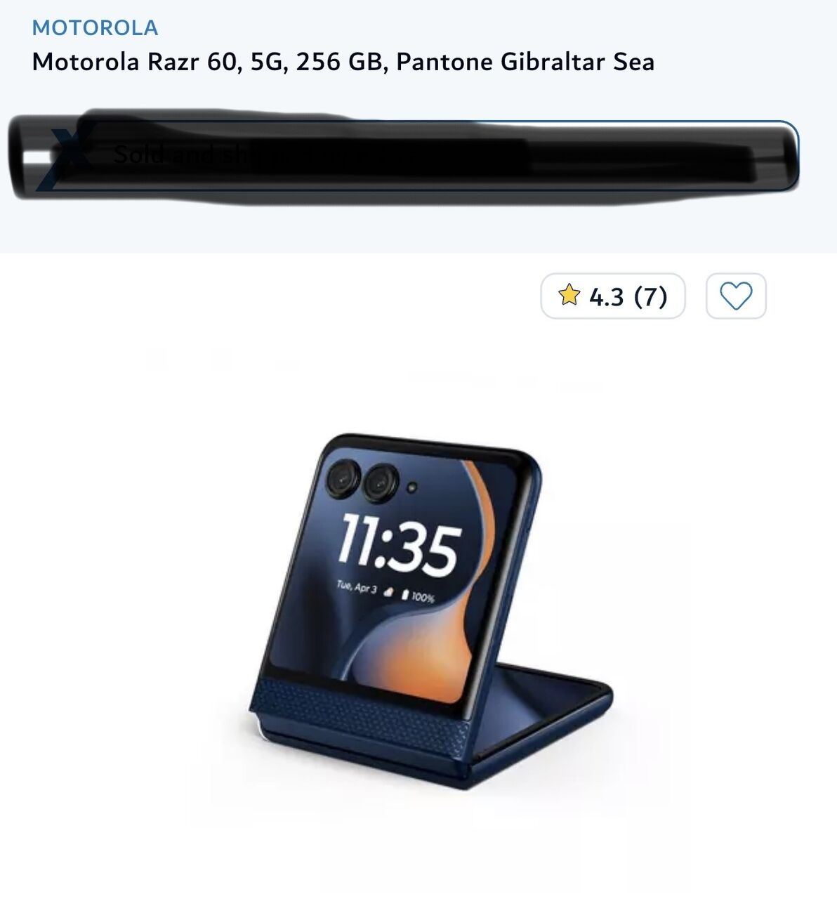 SAR 1700, New Motorola Razr 60 Phone For Sale