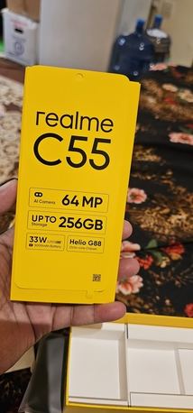 SAR 1100, New Phone For Sale Only 3 Month Use Realmec55 . With Charger With Box Everything Original
