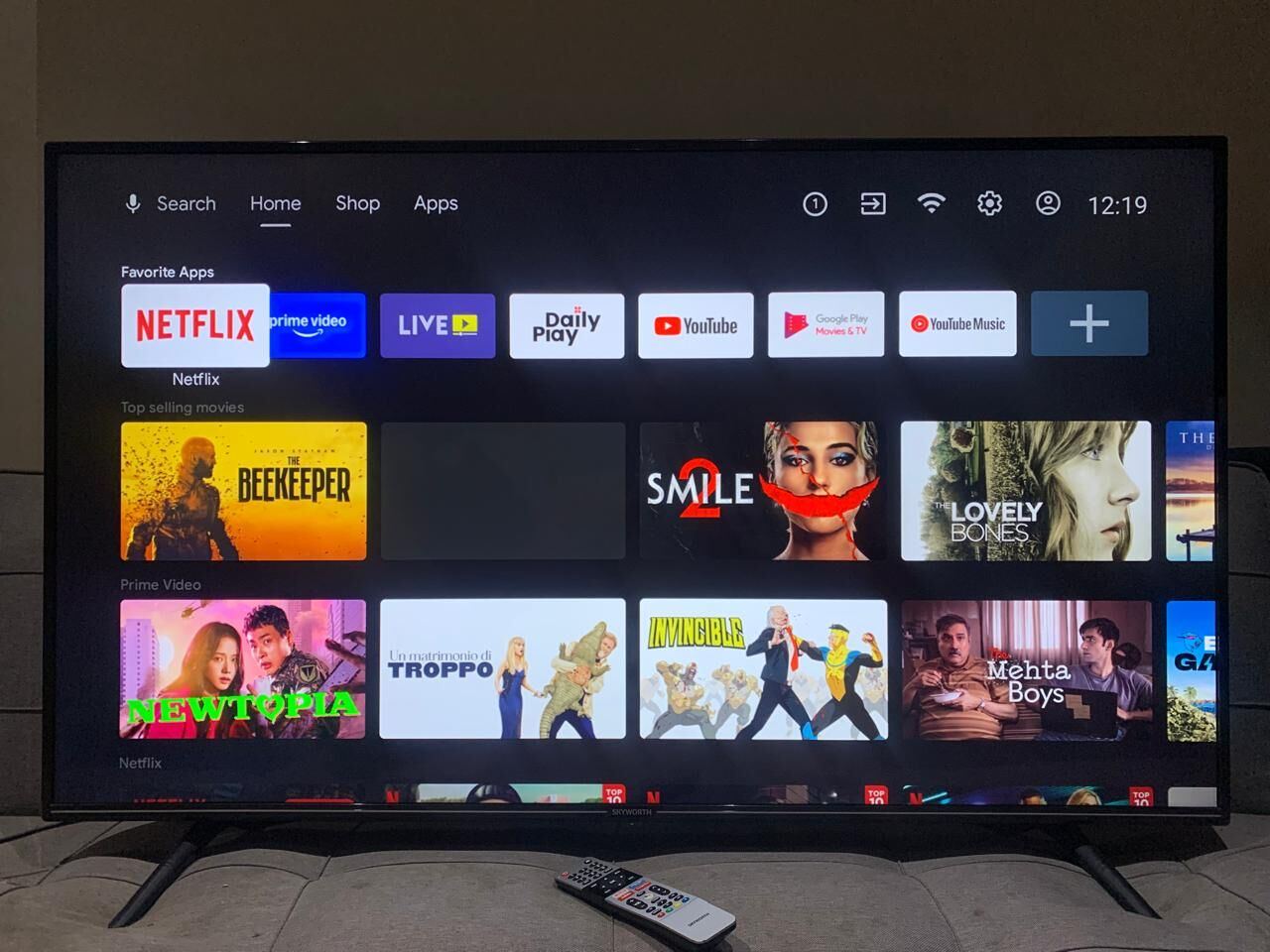 SAR 1, Skyworth Led 55, 58 Inch Smart Google 4K Tv
