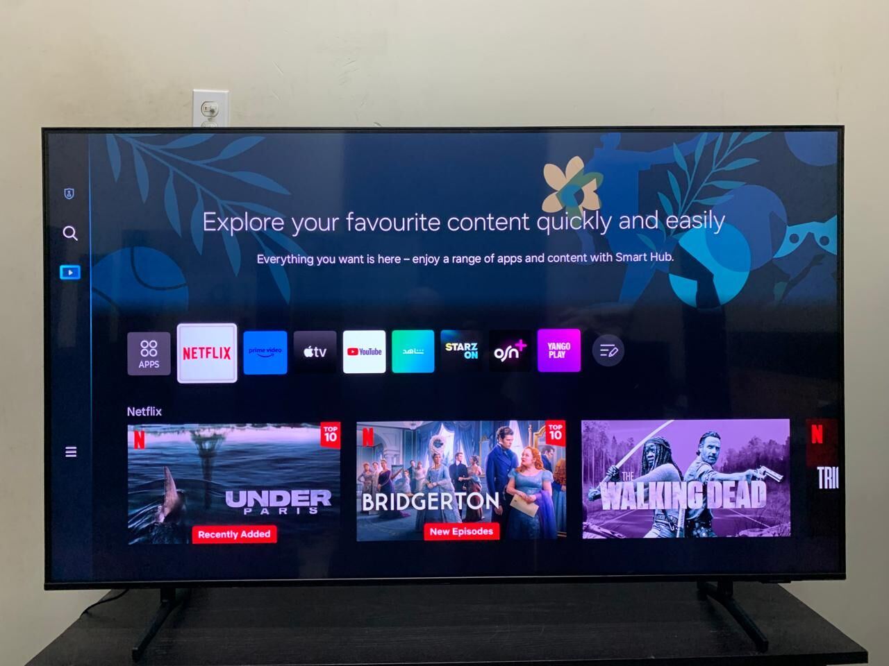 SAR 1450, Samsung LED 55-inch Smart 4k UHD Tizen Tv