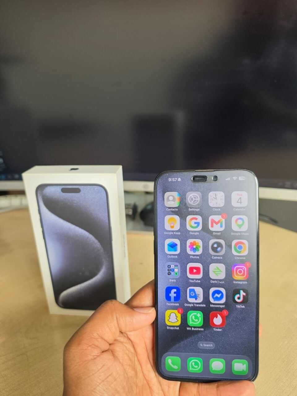 SAR 2500, IPhone 15 Pro Max 256GB Blue Urget Sell