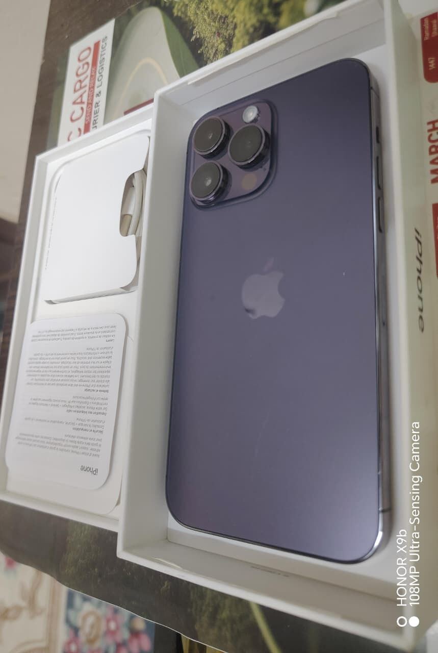 SAR 2899, IPhone 14 PRO MAX For Sale – Good Condition (PURPLE Color)