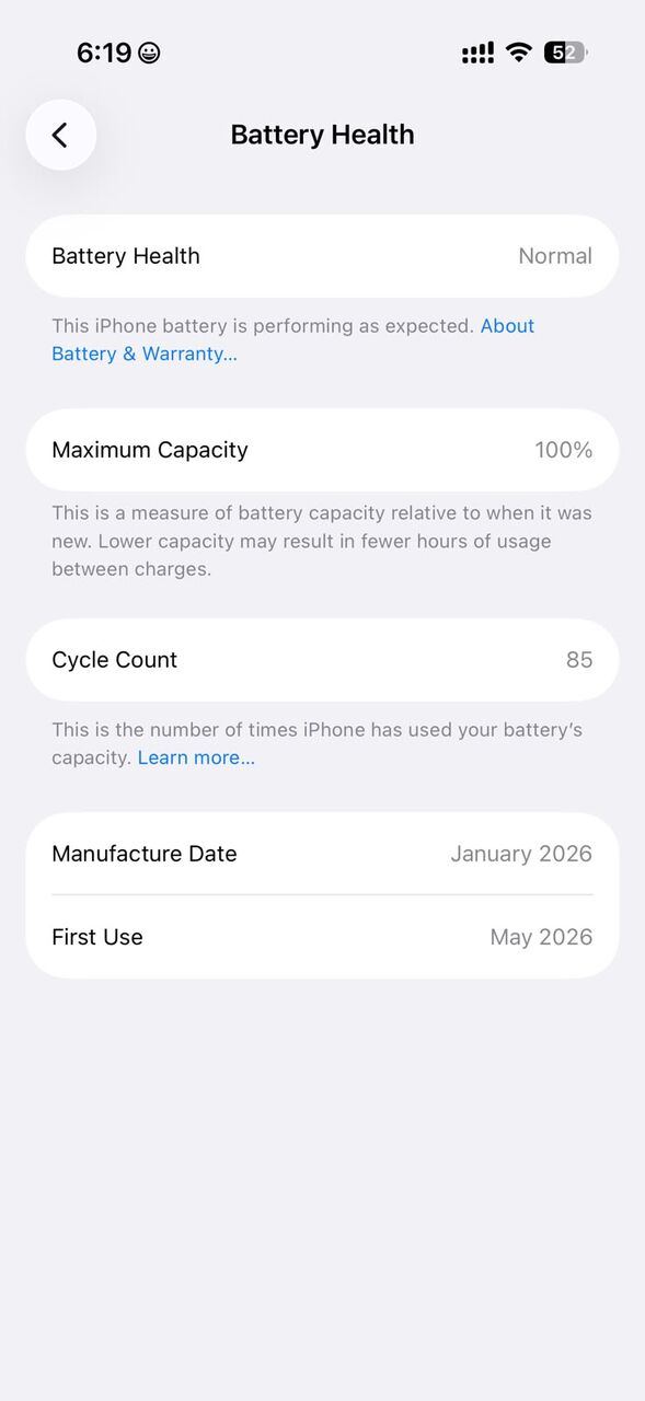 SAR 2700, Looking To Sell My 3month Use Iphone 17. 256GB, Purple Colour, 100% Battery Life