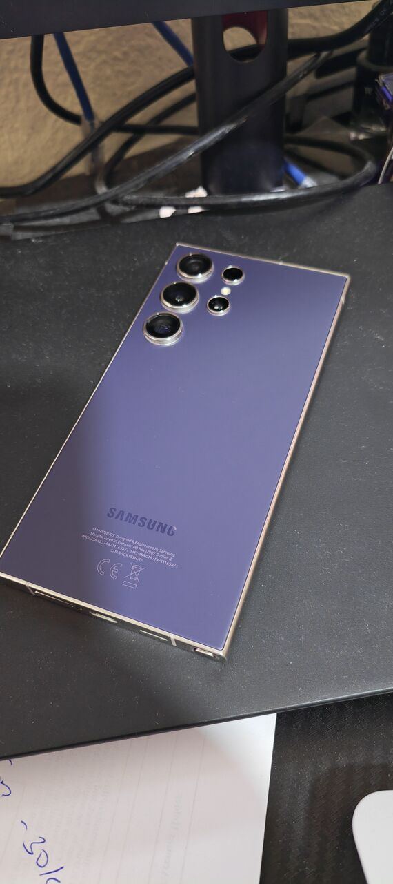 SAR 3000, Samsung Galaxy S24 Ultra (1TB) – Titanium Violet In Mint Condition With Box & All Accessor