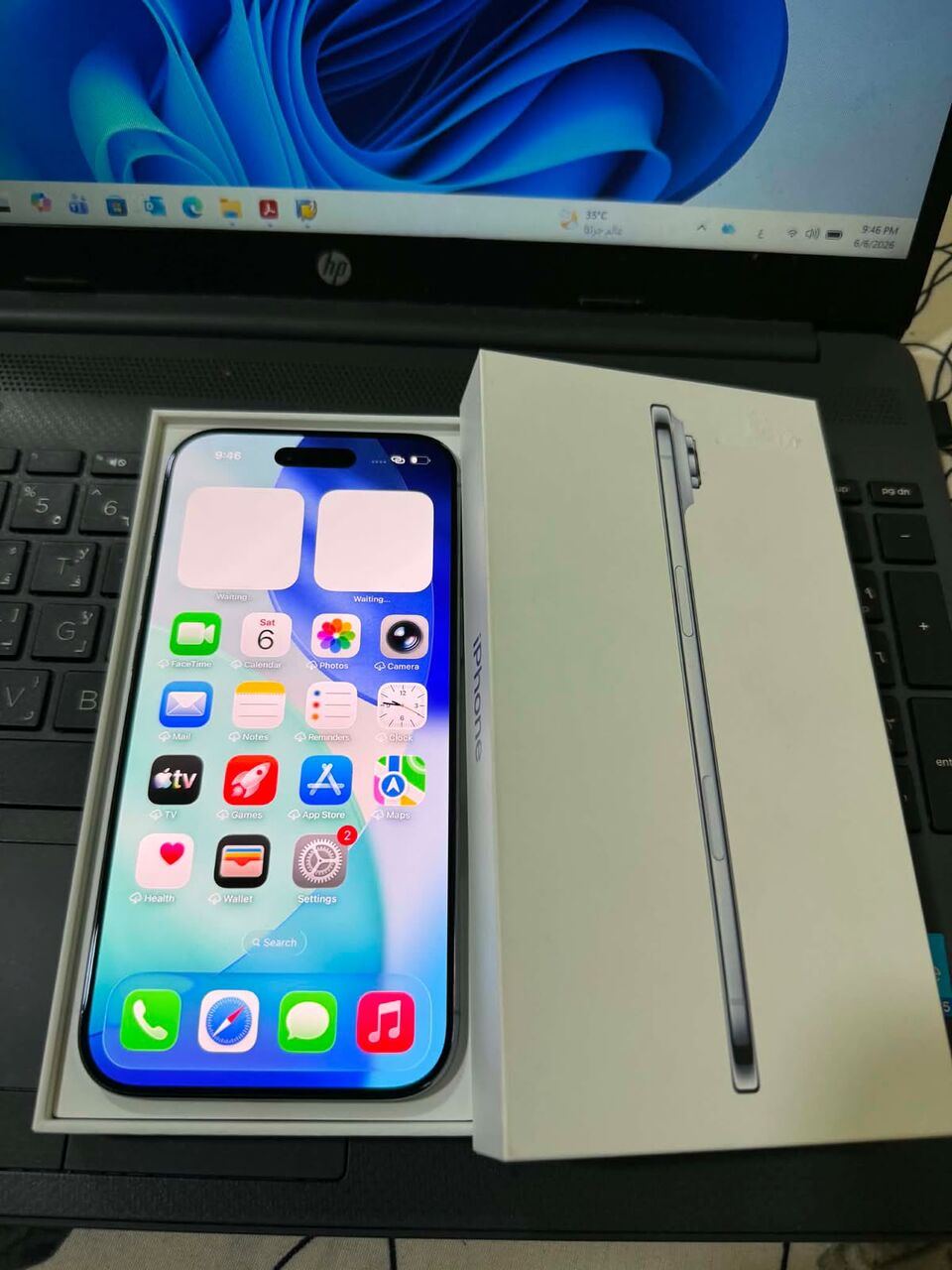 SAR 3150, IPhone Air Sky Blue 256GB BH 100%