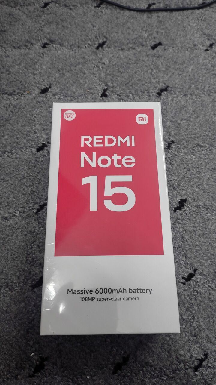 SAR 650, Xiaomi Note 15 4g 6/128 Gb