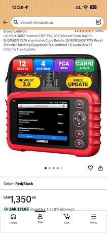 SAR 1100, Launch OBD2 Scanner CRP129X